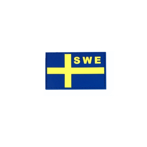 SWE PVC Patch 7cm Blue/Yellow in the group Tactical Gear / Patches at Wizeguy Sweden AB (jow-patch-0001)
