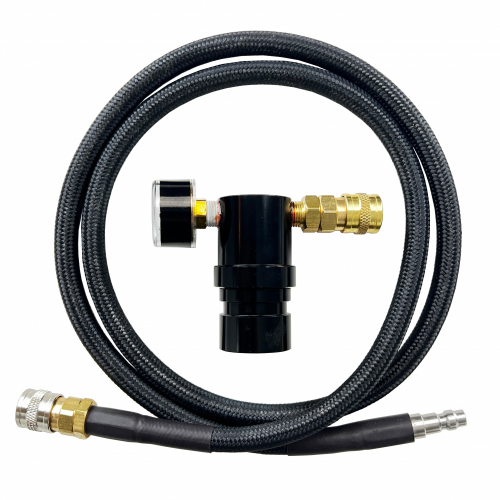 Lowpressure Regulator 50-200Psi Gen2 inc. Hose in the group Airsoft / HPA / Air Convertions at Wizeguy Sweden AB (luf-0102)