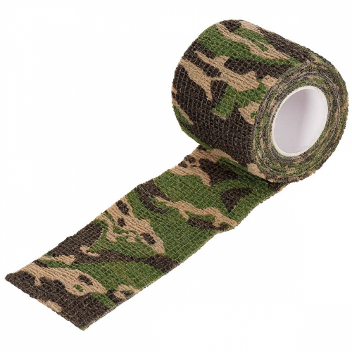 Camo Tape self-adhesive 5 cm x 4.5 m Woodland in the group Tactical Gear / Camouflage at Wizeguy Sweden AB (max-acc-00002)