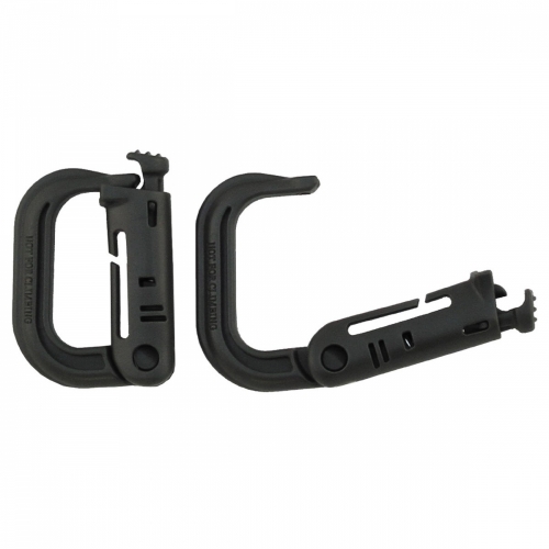 Carbine Hook D Molle Olive Plastic 2-pack in the group Tactical Gear / Carabiner at Wizeguy Sweden AB (max-acc-00022)