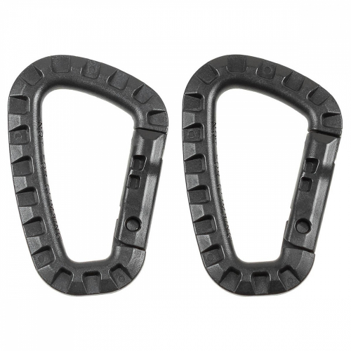 Carbine Hook 2 pack Black in the group Tactical Gear / Carabiner at Wizeguy Sweden AB (max-acc-00031)