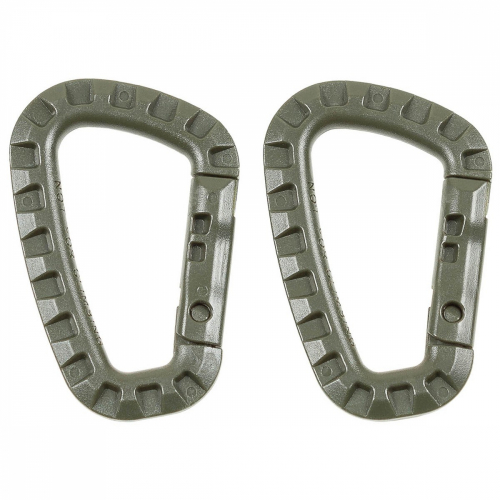 Carbine Hook 2 pack Olive in the group Tactical Gear / Carabiner at Wizeguy Sweden AB (max-acc-00032)