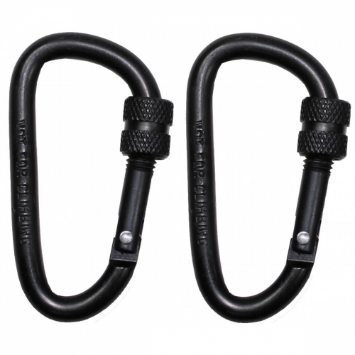Carbine Hook Metal 2-pack 6mm in the group Tactical Gear / Carabiner at Wizeguy Sweden AB (max-acc-0003x)