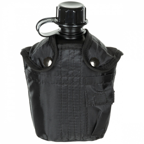 Waterbottle with Pouch Black in the group Tactical Gear / Hydrationsystems at Wizeguy Sweden AB (max-acc-00201)