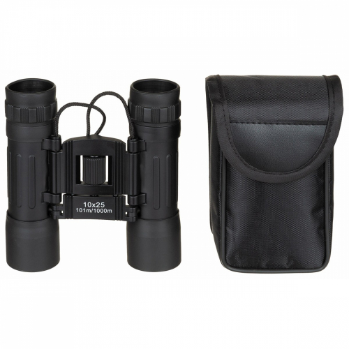 MFH Binoculars 10 x 25 Black in the group Outdoor / Binoculars at Wizeguy Sweden AB (max-acc-01265)