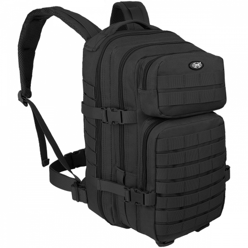 Backpack Assualt I Black in the group Tactical Gear / Backpacks / bags at Wizeguy Sweden AB (max-bag-00101)