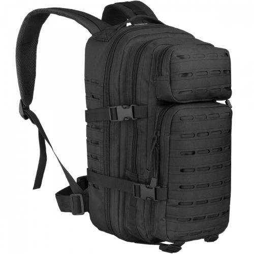 Backpack Assault Laser , Black in the group Tactical Gear / Backpacks / bags at Wizeguy Sweden AB (max-bag-00130)