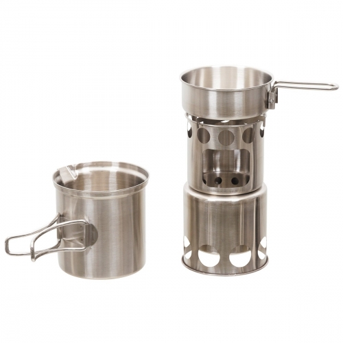 Stainless Travel Cookset in the group Outdoor / Kitchen supply at Wizeguy Sweden AB (max-camp-0326)