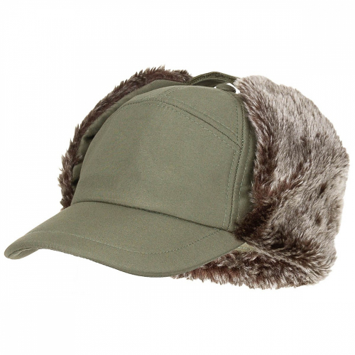Winter Cap Trapper OD Green in the group Clothing / Headgear at Wizeguy Sweden AB (max-head-01261)