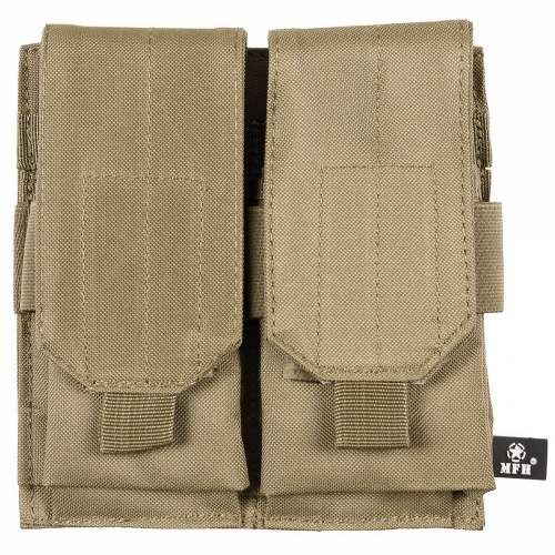 Double magpouch Molle Tan in the group Tactical Gear / Mollepouches / System at Wizeguy Sweden AB (max-molle-00024)