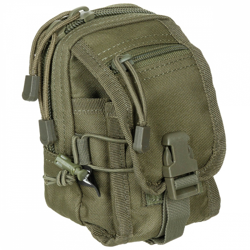 Molle utility pouch small Oliv in the group Tactical Gear / Mollepouches / System at Wizeguy Sweden AB (max-molle-00072)