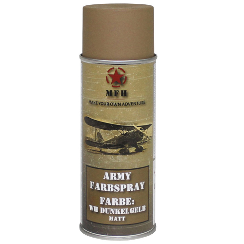 Camo Spraycolor MFH WH Dark Yellow 400 ml in the group Tactical Gear / Camouflage at Wizeguy Sweden AB (max-paint-010)