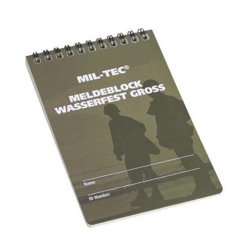 Miltec Large Waterproof Message Book in the group Tactical Gear / Administration at Wizeguy Sweden AB (mil-acc-02231)