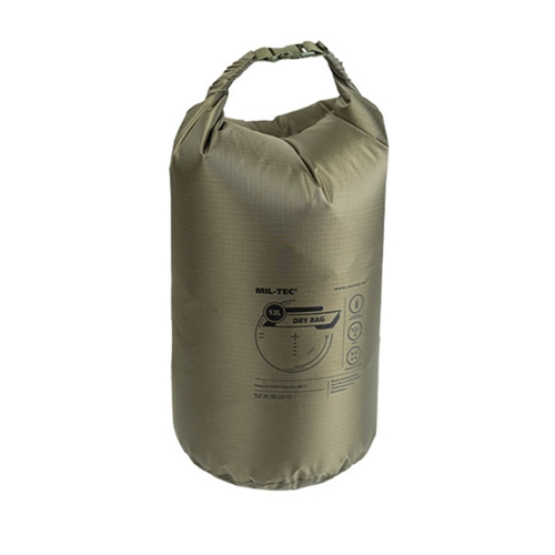 Miltec Drybag Olive 13 Liter in the group Tactical Gear / Backpacks / bags at Wizeguy Sweden AB (mil-acc-033)
