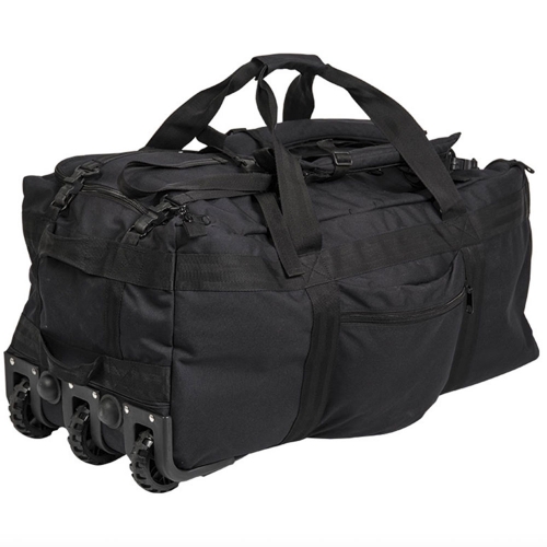 Miltec Rolling Gearbag Black in the group Tactical Gear / Backpacks / bags at Wizeguy Sweden AB (mil-bag-00501)