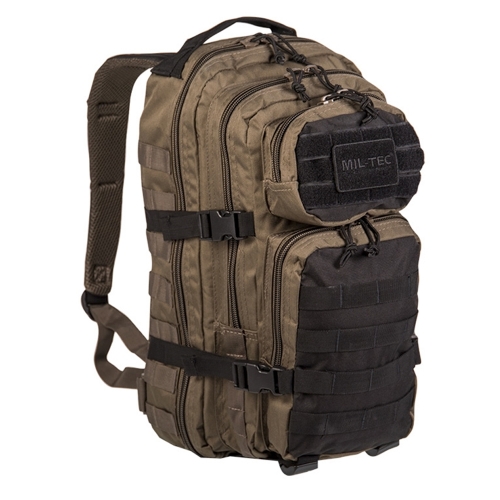Miltec Ranger Assault Backpack S green/Black in the group Tactical Gear / Backpacks / bags at Wizeguy Sweden AB (mil-bag-01201)