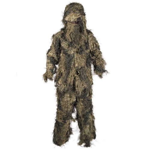Miltec Guillie suit Anti Fire 4 delar in the group Clothing / Ghillie Suits at Wizeguy Sweden AB (mil-camo-0101-r)