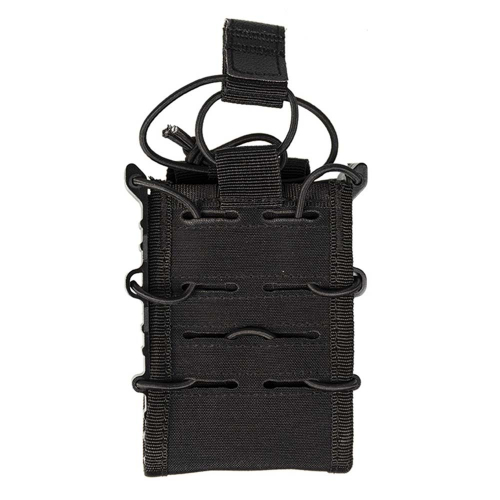 Open top flex singel Mag puch Black in the group Tactical Gear / Mollepouches / System at Wizeguy Sweden AB (mil-molle-00032)