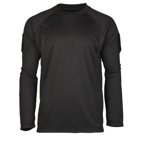 Miltec Quickdry Longsleeve Black in the group Clothing / Longsleeved shirts at Wizeguy Sweden AB (mil-shirt-551-r)