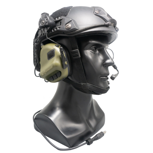 Earmor M32H Ear Protection for ARC Helmet Foliage Green in the group Tactical Gear / Protection and Helmets  at Wizeguy Sweden AB (ops-M32HM3-FG)