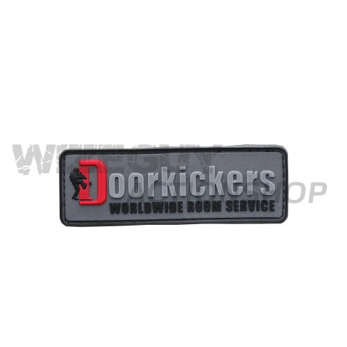 3D Rubber Patch: Doorkickers Crew, Blk/Gry in the group Tactical Gear / Patches at Wizeguy Sweden AB (pw-099001)