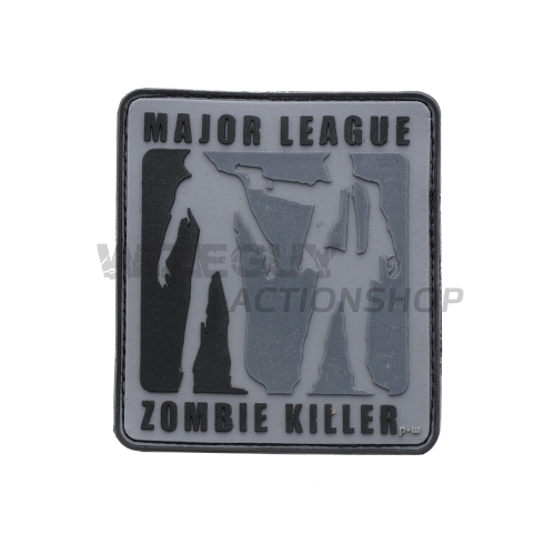 3D Rubber Patch: Major Leauge Zombiekiller, blk/gry in the group Tactical Gear / Patches at Wizeguy Sweden AB (pw-137001)