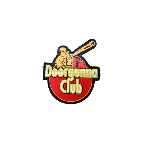 3D Rubber Patch: Doorgunna Club in the group Tactical Gear / Patches at Wizeguy Sweden AB (pw-180001)