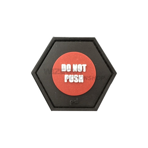 3D Rubber Patch: HEX Do Not Push in the group Tactical Gear / Patches at Wizeguy Sweden AB (pw-258001)
