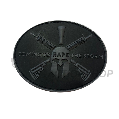 3D Rubber Patch: Coming to RAPE the Storm in the group Tactical Gear / Patches at Wizeguy Sweden AB (pw-470001)