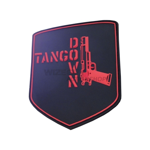 3D Rubber Patch: Tango Down Pistol in the group Tactical Gear / Patches at Wizeguy Sweden AB (pw-710001)