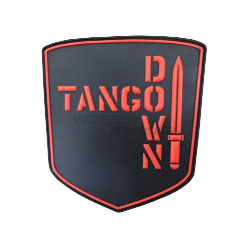 3D Rubber Patch: Tango Down Kniv in the group Tactical Gear / Patches at Wizeguy Sweden AB (pw-720001)