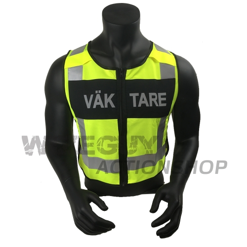 HighVis / Black Security Vest in the group Clothes /  at Wizeguy Sweden AB (tex-acc-000008-R)