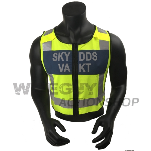 HighVis Vest Security Guard Blue in the group Clothes /  at Wizeguy Sweden AB (tex-acc-000014-R)