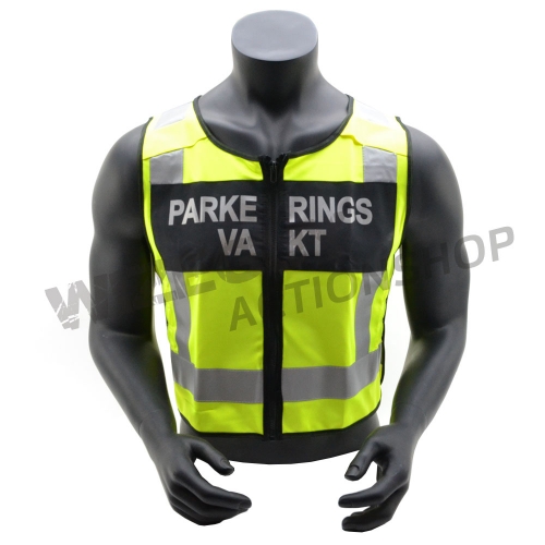 HighVis / Black Vest Parking attendant Double in the group Clothes /  at Wizeguy Sweden AB (tex-acc-000016-r)