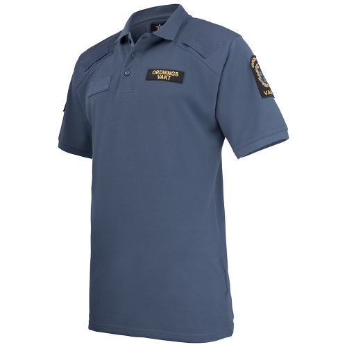 Texstar Security Polo Shirt OV Blue in the group Clothes at Wizeguy Sweden AB (tex-top-00001-R)