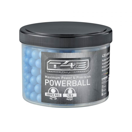 T4E Poweball .43 Gummikulor Blue in the group Paintball / Paintballs at Wizeguy Sweden AB (uma-amo-0001)