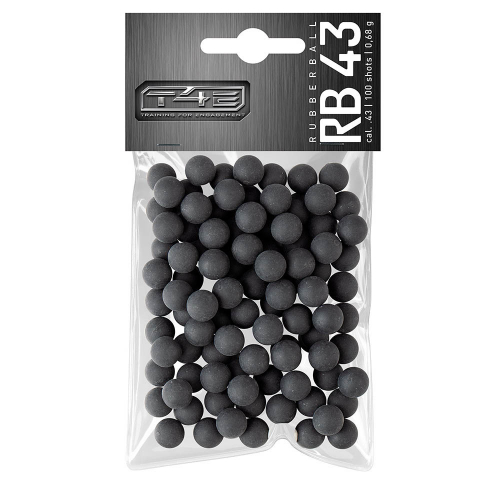 Rubber balls .43  for T4E 100-Pack in the group Paintball / Paintballs at Wizeguy Sweden AB (uma-amo-0003)