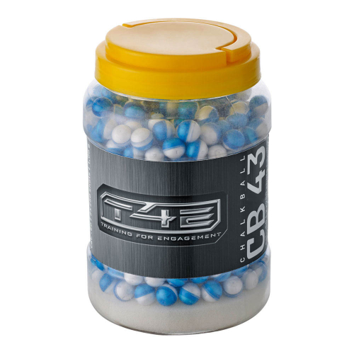 Plastic marking Chalk balls .43 T4E 2x250-Pack in the group Paintball / Paintballs at Wizeguy Sweden AB (uma-amo-0010)