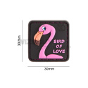 3D Rubber Patch: Bird of Love