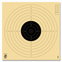 Airpistol target 17x17 cm ISSF 250pcs Numbered