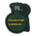 3D Rubber Patch: Grenade