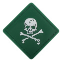 3D Rubber Patch: Mines Green