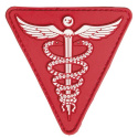 3D Patch Medic Triangle Red